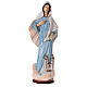 Our Lady of Medjugorje, St James' church, painted marble dust, 90 cm, OUTDOOR s1