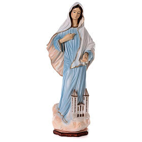 Madonna z Medjugorie kościół proszek marmurowy malowany 100 cm, NA ZEWNĄTRZ