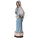 Our Lady of Medjugorje painted statue, marble dust, 90 cm, OUTDOOR s3