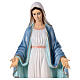 Our Lady of the Miraculous Medal, painted marble dust, 110 cm, OUTDOOR s2