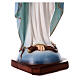 Madonna Miracolosa polvere di marmo dipinta 110 cm ESTERNO s6