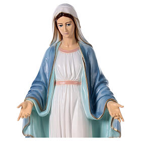 Our lady of Grace in painted reconstituted marble 43 inc, OUTDOOR