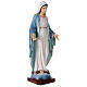 Our lady of Grace in painted reconstituted marble 43 inc, OUTDOOR s5