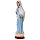 Virgen de Medjugorje vestido azul polvo de mármol 120 cm EXTERIOR s3