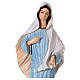 Imagem Nossa Senhora de Medjugorje túnica azul clara pó de mármore pintado 121,5 cm PARA EXTERIOR s2