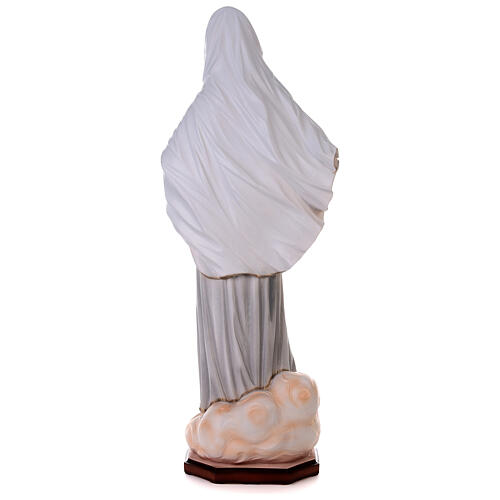 Painted statue, Our Lady of Medjugorje, marble dust, 150 cm, OUTDOOR 9