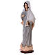 Painted statue, Our Lady of Medjugorje, marble dust, 150 cm, OUTDOOR s4