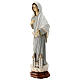 Painted marble dust statue, Our Lady of Medjugorje with church, 60 cm, OUTDOOR s3