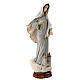 Imagem Nossa Senhora de Medjugorje túnica cinzenta e igreja de São Tiago pó de mármore pintado à mão 61x25x14,5 cm PARA EXTERIOR s4