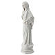 Our Lady of Medjugorje statue, white marble dust, 60 cm, OUTDOOR s3