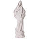 Virgen Medjugorje polvo mármol blanco 60 cm EXTERIOR s7