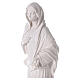 Virgen Medjugorje polvo mármol blanco 60 cm EXTERIOR s10