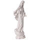 Virgen Medjugorje polvo mármol blanco 60 cm EXTERIOR s11