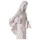 Imagem Nossa Senhora de Medjugorje pó de mármore branco 62x22 cm PARA EXTERIOR s12