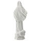 Our Lady of Medjugorje white reconstituted marble 60 cm OUTDOOR s6