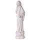 Our Lady of Medjugorje white reconstituted marble 60 cm OUTDOOR s9