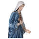 Statue du Coeur Immaculé de Marie poudre de marbre 105 cm EXTÉRIEUR s4