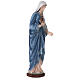 Statue du Coeur Immaculé de Marie poudre de marbre 105 cm EXTÉRIEUR s5