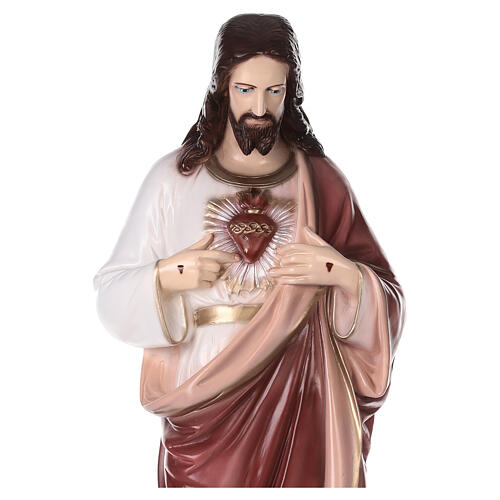 Sagrado Corazón de Jesús polvo de mármol 105 cm EXTERIOR 2