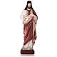 Sacred Heart of Jesus statue reconstituted marble 105 cm FOR OUTDOORS s1