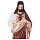 Sacred Heart of Jesus statue reconstituted marble 105 cm FOR OUTDOORS s2