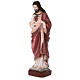 Sacred Heart of Jesus statue reconstituted marble 105 cm FOR OUTDOORS s3