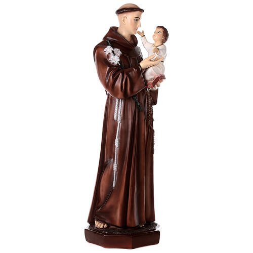 Statue of St. Anthony of Padua with child marble dust 100 cm OUTDOORS 5