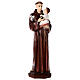 Statue of St. Anthony of Padua with child marble dust 100 cm OUTDOORS s1