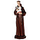 Statue of St. Anthony of Padua with child marble dust 100 cm OUTDOORS s3