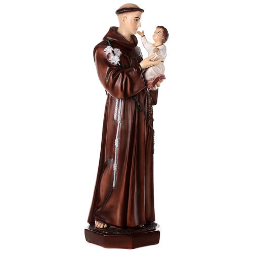 St Anthony statue with Child reconstituted marble 100 cm FOR OUTDOORS 5