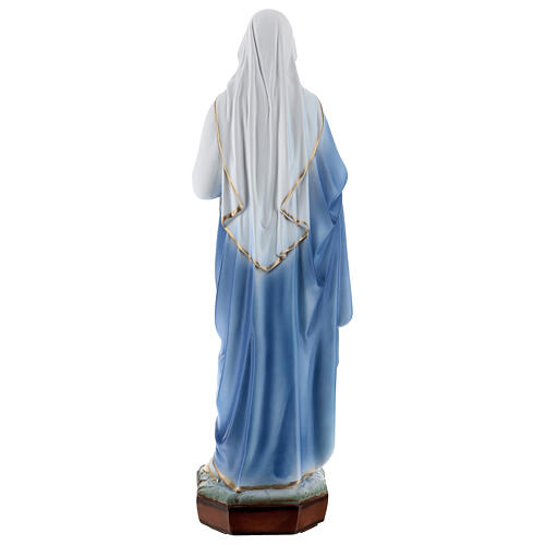Estatua Sagrado Corazón de María polvo de mármol 65 cm EXTERIOR 6