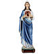 Sacré-Coeur de Marie statue poudre de marbre 65 cm EXTÉRIEUR s1