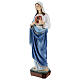 Statua Sacro Cuore di Maria polvere di marmo 65 cm ESTERNO s3