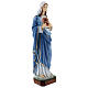 Figura Święte Serce Maryi proszek marmurowy 65 cm, NA ZEWNĄTRZ s5