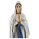 Our Lady of Lourdes marble dust white clothes 65 cm OUTDOORS s4