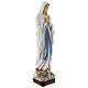 Our Lady of Lourdes marble dust white clothes 65 cm OUTDOORS s6