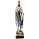 Notre-Dame Lourdes poudre de marbre robe blanche 65 cm EXTÉRIEUR s1