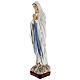 Madonna Lourdes polvere marmo veste bianca 65 cm ESTERNO s3