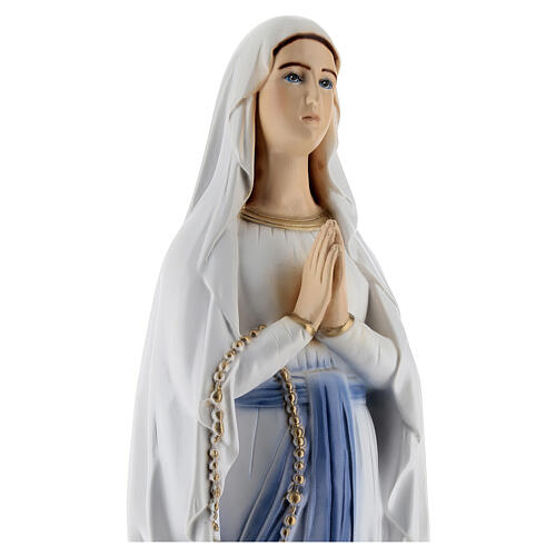 Virgen Lourdes polvo de mármol 65 cm EXTERIOR 4