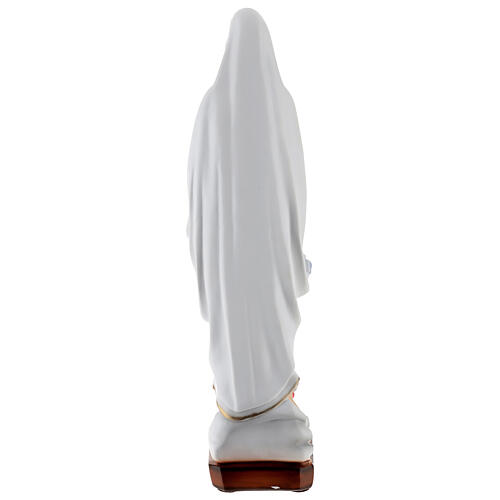 Madonna Lourdes polvere di marmo 65 cm ESTERNO 7