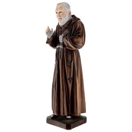 Pater Pio – Statue aus Marmorpulver, 60 cm, für den Außenbereich 3