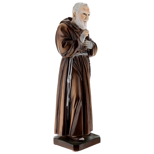 Pater Pio – Statue aus Marmorpulver, 60 cm, für den Außenbereich 5