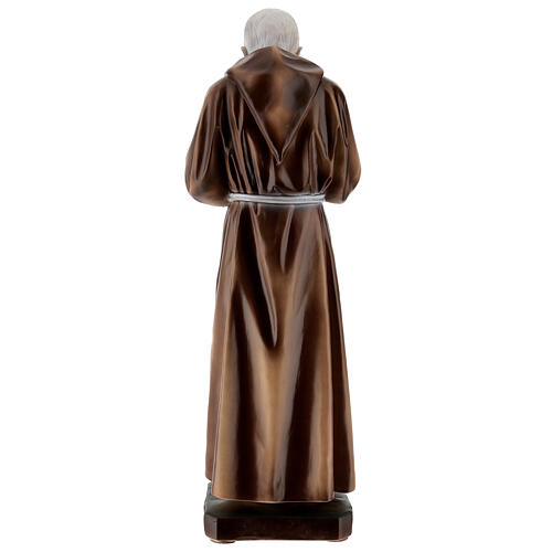 Pater Pio – Statue aus Marmorpulver, 60 cm, für den Außenbereich 6