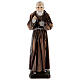 Pater Pio – Statue aus Marmorpulver, 60 cm, für den Außenbereich s1