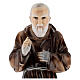 Padre Pio statue poudre de marbre 60 cm EXTÉRIEUR s2