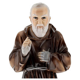 Padre Pio statue in marble dust 60 cm OUTDOOR