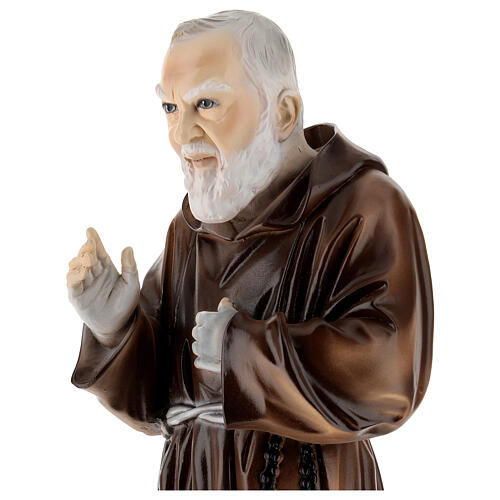 Padre Pio statue in marble dust 60 cm OUTDOOR 4