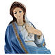 Heilige Jungfrau Maria, Marmorpulver, farbig gefasst, 50 cm, AUßENBEREICH s2