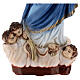 Heilige Jungfrau Maria, Marmorpulver, farbig gefasst, 50 cm, AUßENBEREICH s4