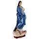 Heilige Jungfrau Maria, Marmorpulver, farbig gefasst, 50 cm, AUßENBEREICH s5